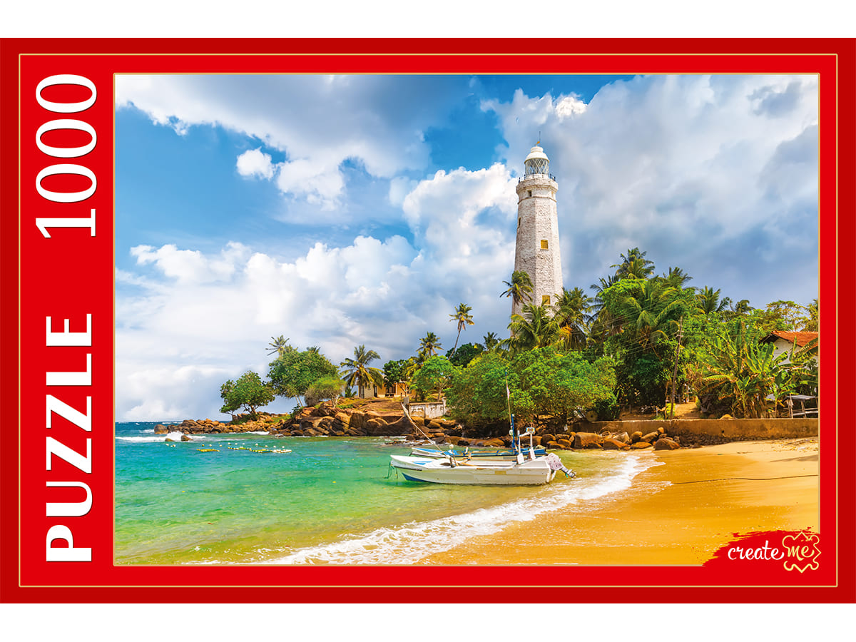 Пазлы 1000 эл. 'Шри-Ланка.Маяк Дондра', ГИП1000-2014